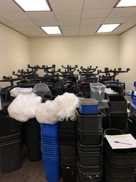 [#B13-90] Task Chairs Stacked Assorted