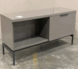 [#D5-14] Low Filing Credenza, Open Storage, 60Wx20Dx22H