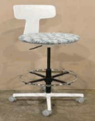 [#B1-31] Workshop Stool, Back