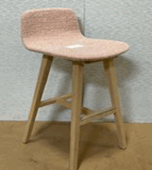 [#B1-107] Kuskoa Upholstered Stool, Barstool, Fully Upholstered