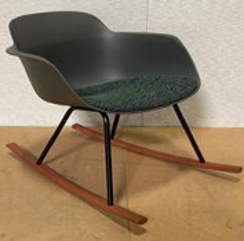 [#B12-113] Teknion, Sicla Chair, Rocker Base, Upholstered Seat, Seat Only