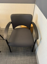 [#B8-4] GREY SIDE CHAIR