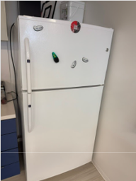 [#G10-16] WHITE FRIDGE
