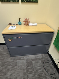 [#D6-4] 2-Drawer Cabinet with Laminate Top