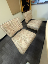 [#B9-59] Light Fabric Guest Chairs
