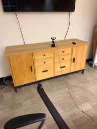 [#D5-60] Light Wood Credenza
