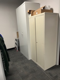 [#D20-10] 2 door 30" beige storage cabinet