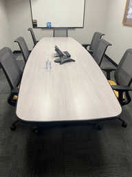 [#C6-22] 12'6"x4' Conf. 2 piece light wood grain