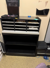 [#D4-30] BLACK BOOKCASE