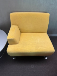[#B12-54] YELLOW LOUNGE CHAIR