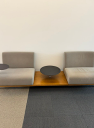 [#B12-93] 2 SEAT LOUNGE TABLE COMBO