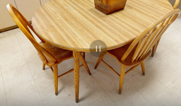 [#B9-6] Wood kitchen chair