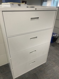 [#D6-17] 42" Off white 2-Drawer Lateral