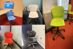 [#B4-211] Plastic/Fibre Glass Chairs assorted colours