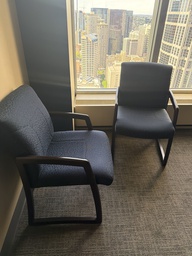[#B9-7] BLUE GUEST CHAIRS