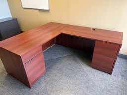 [#E6-76] 78x66x30 L SHAPED DESK