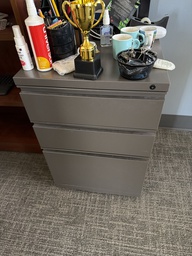 [#D16-166] 22 x 18 x 26 GREY FILING CABINET