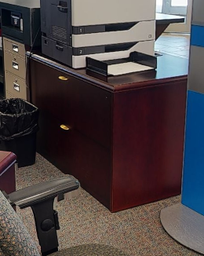 [#D6-6] Filing Cabinet - 2 Drawer, Wood