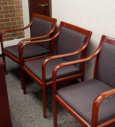 [#B9-9] Guest Chair - Striped