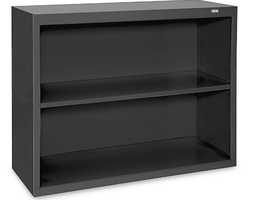 [#D1-12] Metal 2 shelf high mini-bookcase (photo representation)