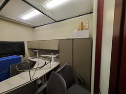 [#E6-28] Steelcase enhanced L desk with hutch