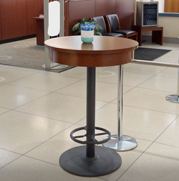 [#C10-26] Round standing lab table