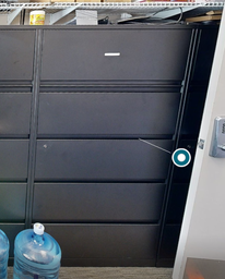 [#D12-13] 5D lateral filing cabinet, blk