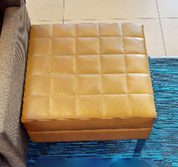 [#B11-10] Gold ottoman