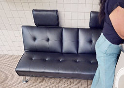 [#B7-6] Black couch