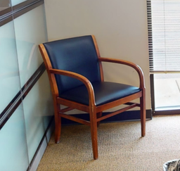 [#B9-6] Black guest chair