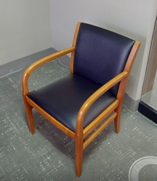 [#B9-2] Black guest chair