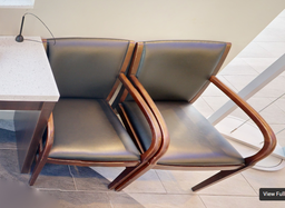 [#B9-3] Black guest chair