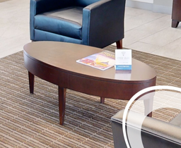 [#C3-6] Oval coffee table