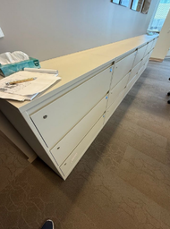 [#D8-19] 3-DRAWER METAL LATERAL FILE CABINETS (WHITE) 18"D X 36"W