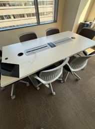 [#C5-22] CONFERENCE TABLE 36"W X 72"L W/POWER