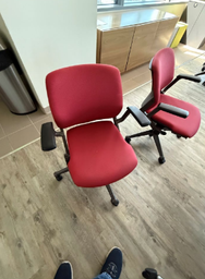 [#B13-50] TRAINING ROOM CHAIRS (RED)