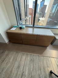 [#D5-52] WOOD CREDENZA 24"D X 72"W