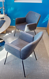 [#B9-2] Grey guest chair