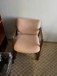 [#B8-5] Brown Task Chair - with Arms