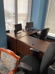 [#E6-40] Left-Hand Desk - L Shaped 5'6''