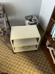 [#C1-69] White Metal Cart - Mobile