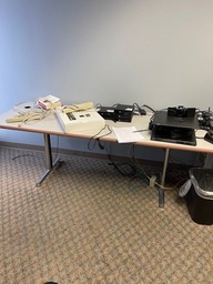 [#C19-92] Chrome Base Training Table - Fixed Leg 8'