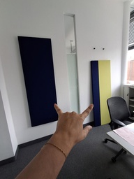 [#L1-132] Wall Panel - Blue &amp; Yellow