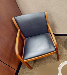 [#B9-3] Black guest chair