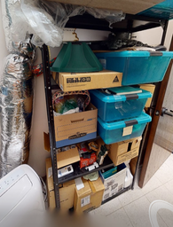 [#D4-25] 5 shelf metal rack