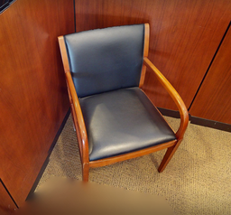 [#B9-5] Black guest chair