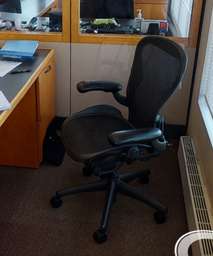 [#B13-2] Task chair w/arms, blk