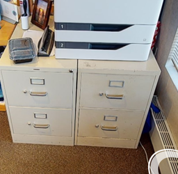 [#D7-12] 2D vertical file cabinet