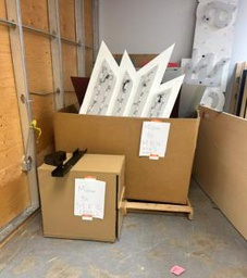 [#L1-17] Box of Signs and Misc Items