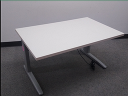 [#E10-4] Ergo, Desk, KI, 30x48 elec, White, base included